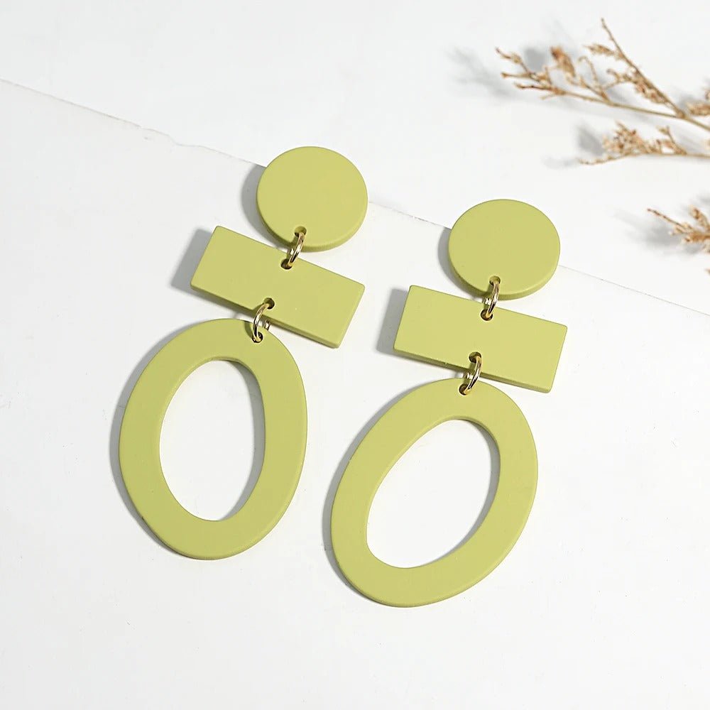 Geometric Harmony Drop Earrings ⭐⭐⭐⭐⭐ - DAG JEWELRY