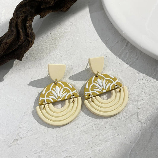 Golden Sunrise Drop Earrings - DAG JEWELRY