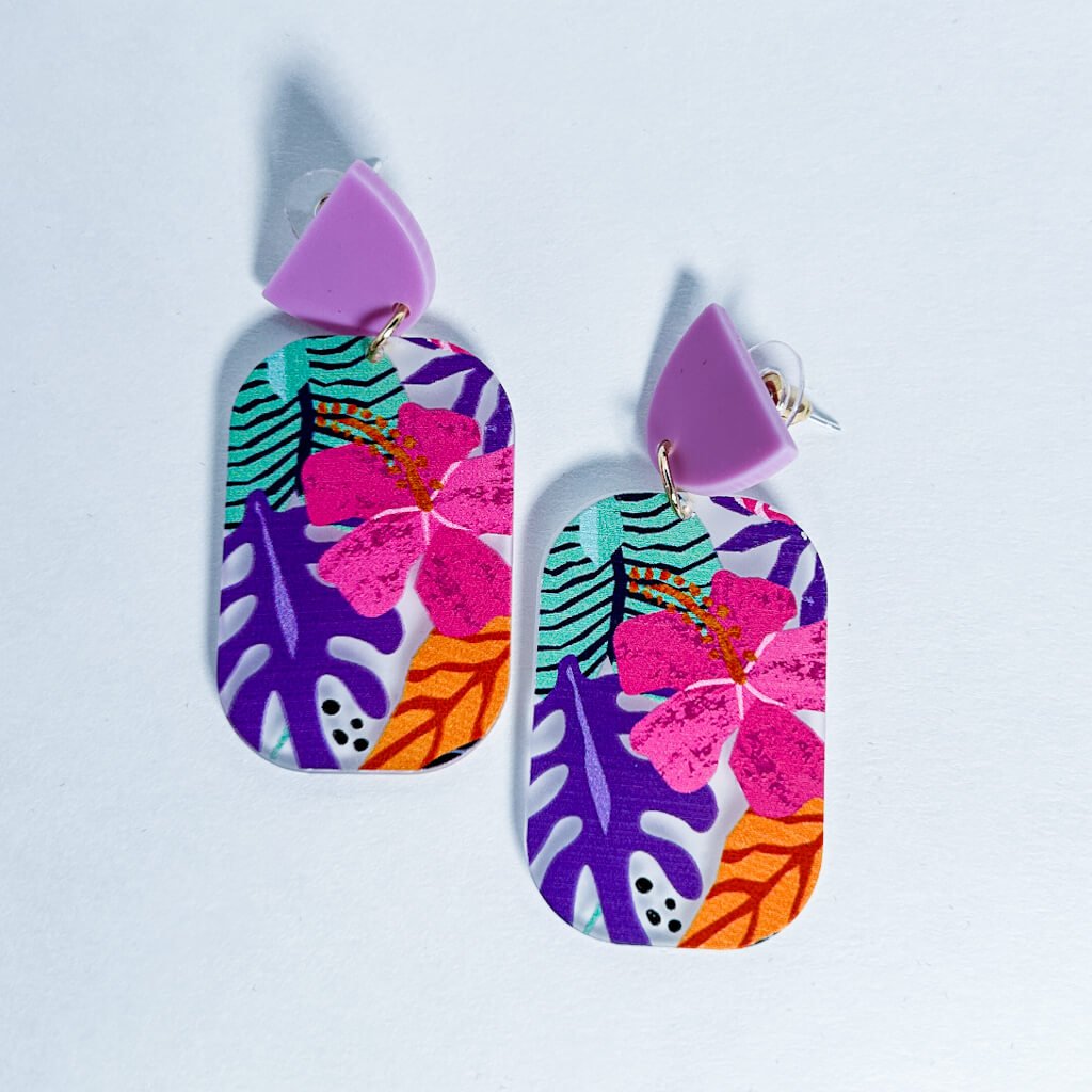 Tropical Paradise Earrings ⭐⭐⭐⭐⭐ - DAG JEWELRY